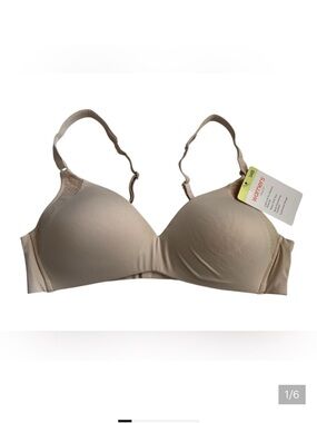 Warner's Beige Seamless T-Shirt Bra wireless